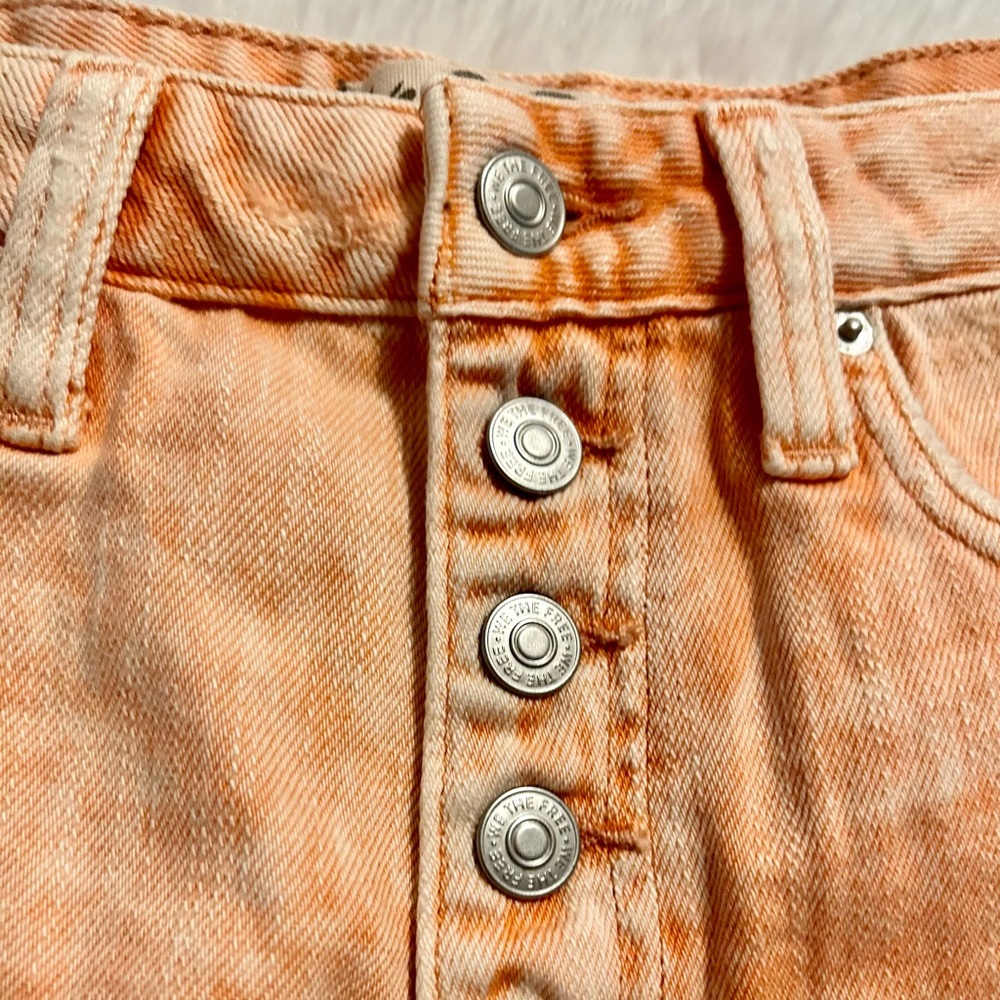 Free People Rolled Cuttoff Denim Shorts - Picture 11 of 14